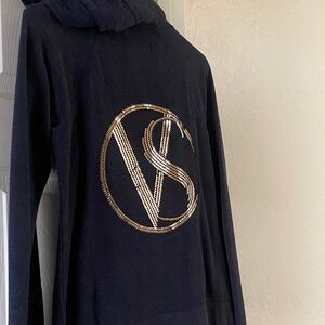 Victoria's Secret Navy and Gold Zip Up Jacket & matching pants